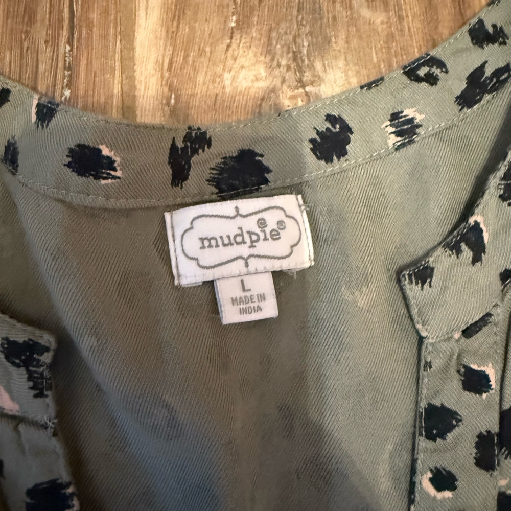 Mud Pie Women's Maybell Flounce Dress - Picture 3 of 4